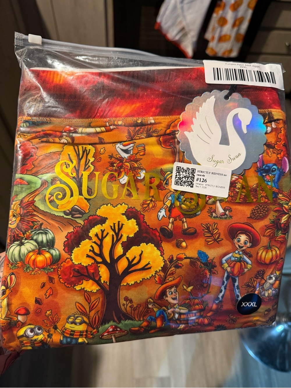 Sugar Swan Pumpkin Patch Joggers